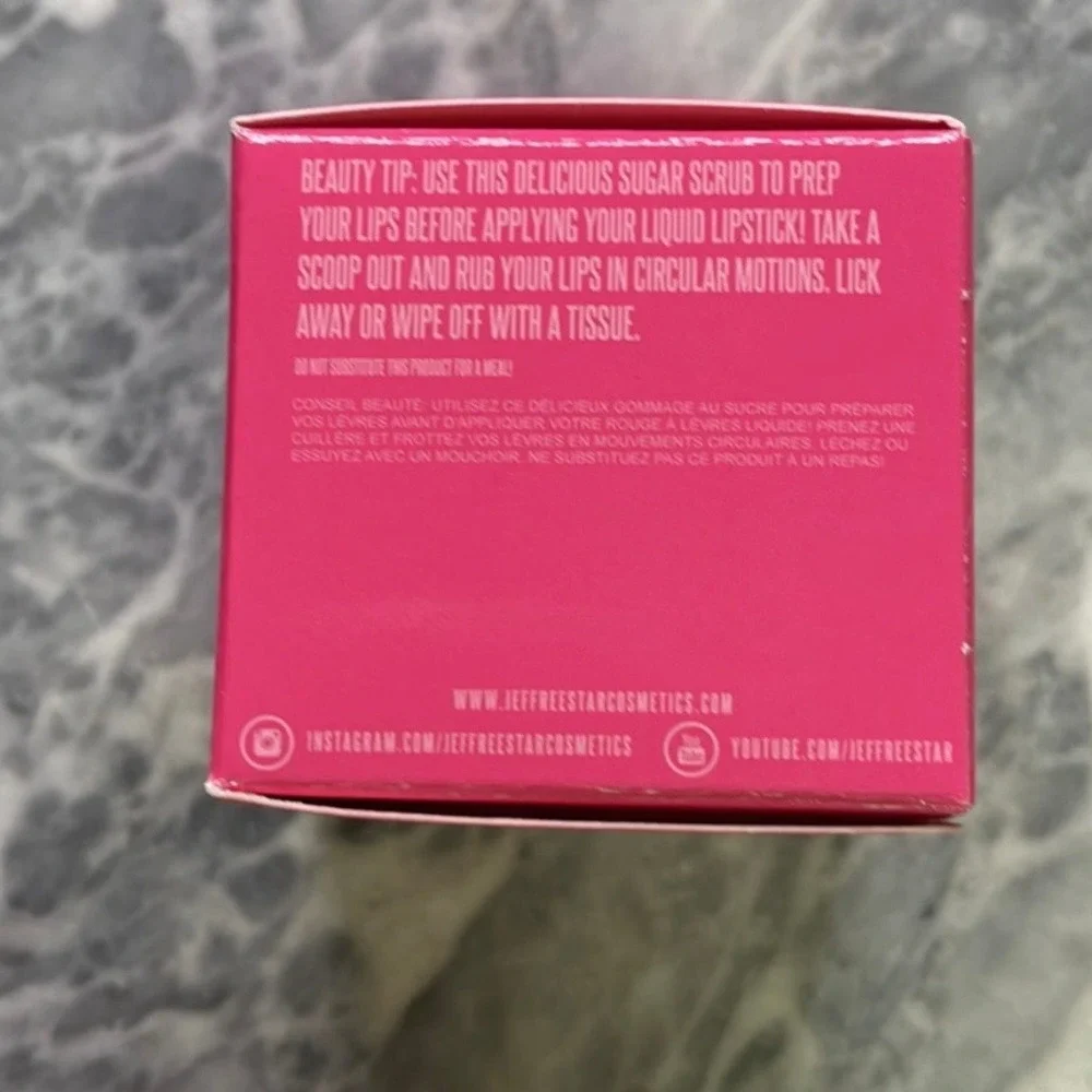 New Jeffree Star Lip Scrub Rainbow Sherbert